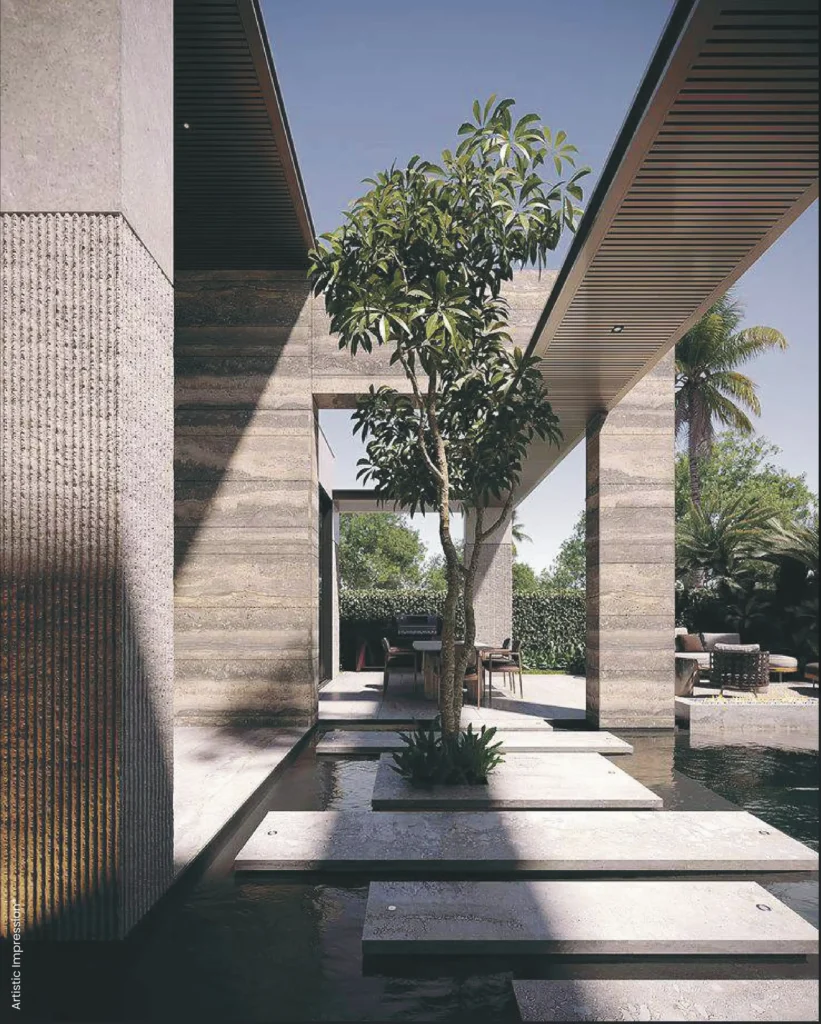 walkways with pebbles and stones